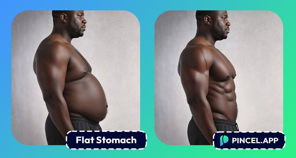 flat stomach