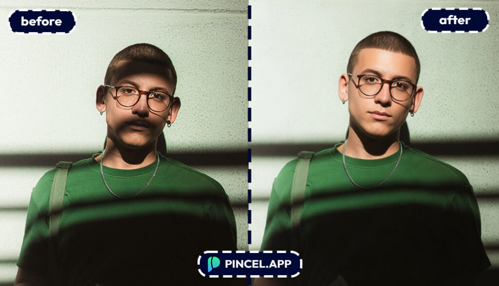 03_before-after-removing-shadows-with-pincel-AI-young-man-with-glasses