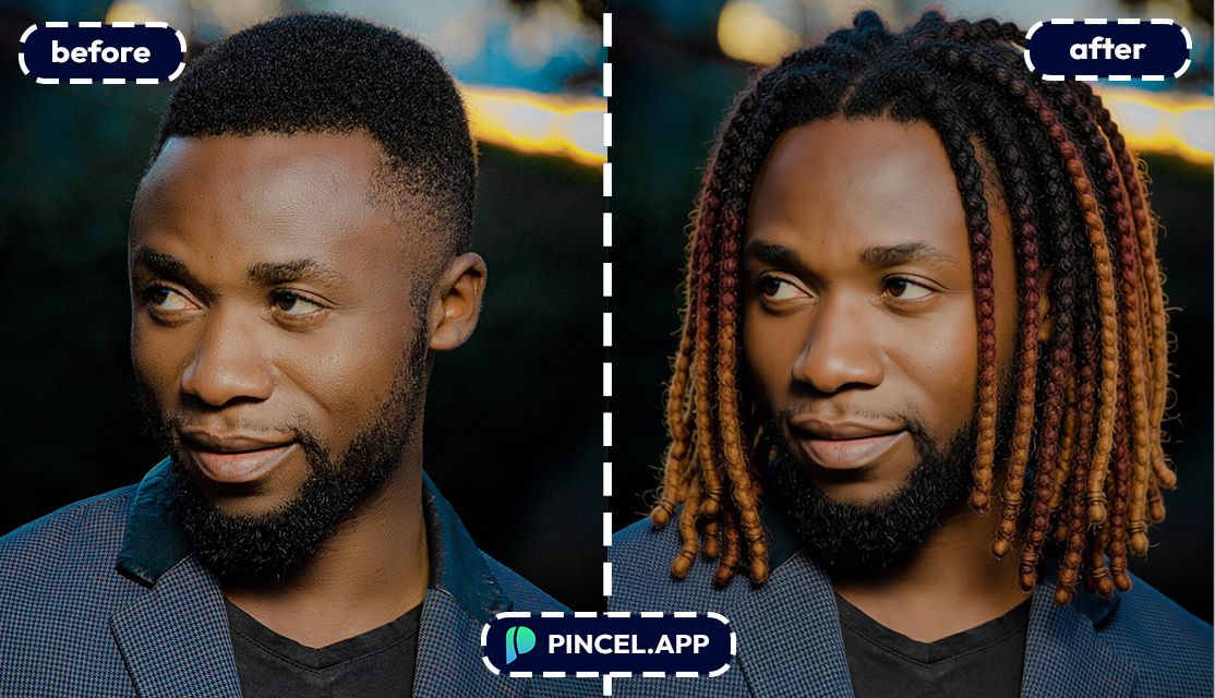 Try Dreadlocks on a Photo Using AI - Pincel