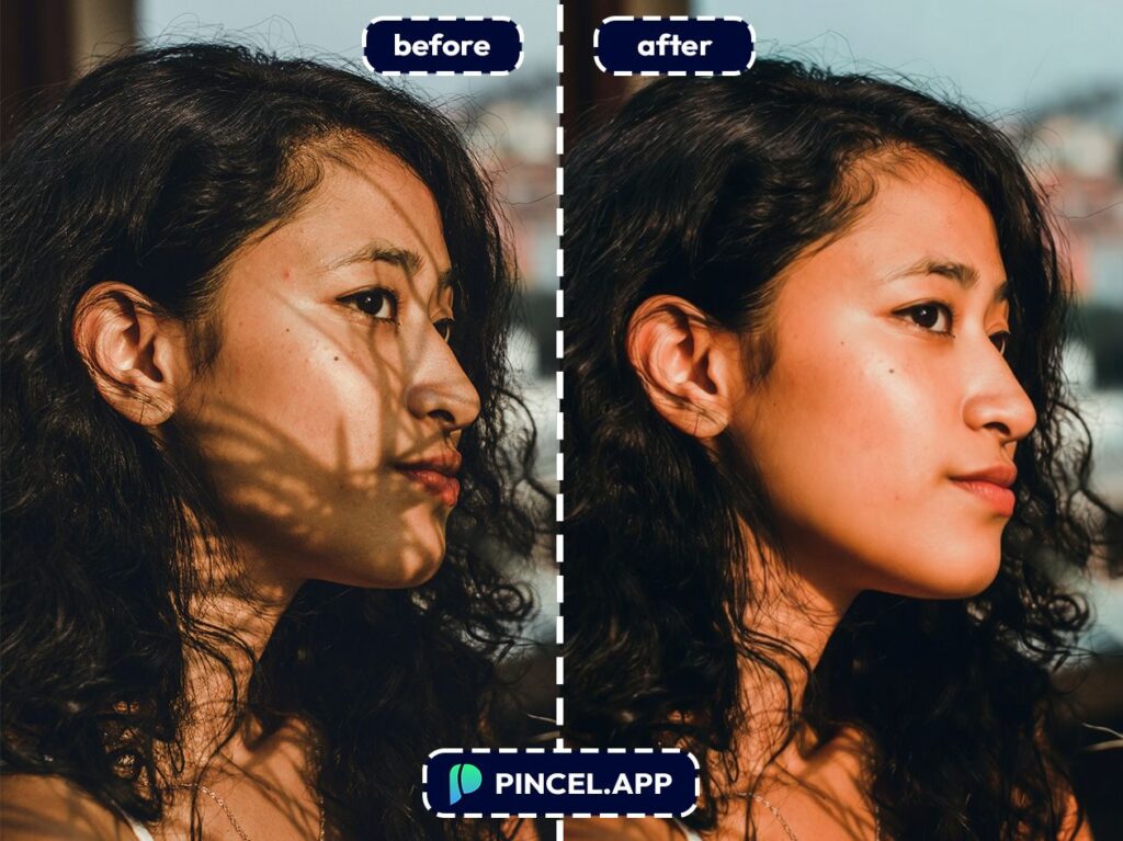08_before-after-removing-shadows-with-pincel-AI-side-view-asian-woman