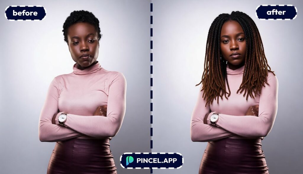 09_before-after-changing-to-dreadlocks-with-pincel-AI-model-posing-in-studio