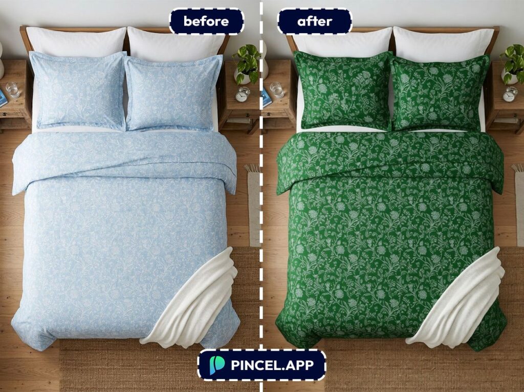 11_before-after-applying-new-texture-with-pincel-AI-top-view-bedcover
