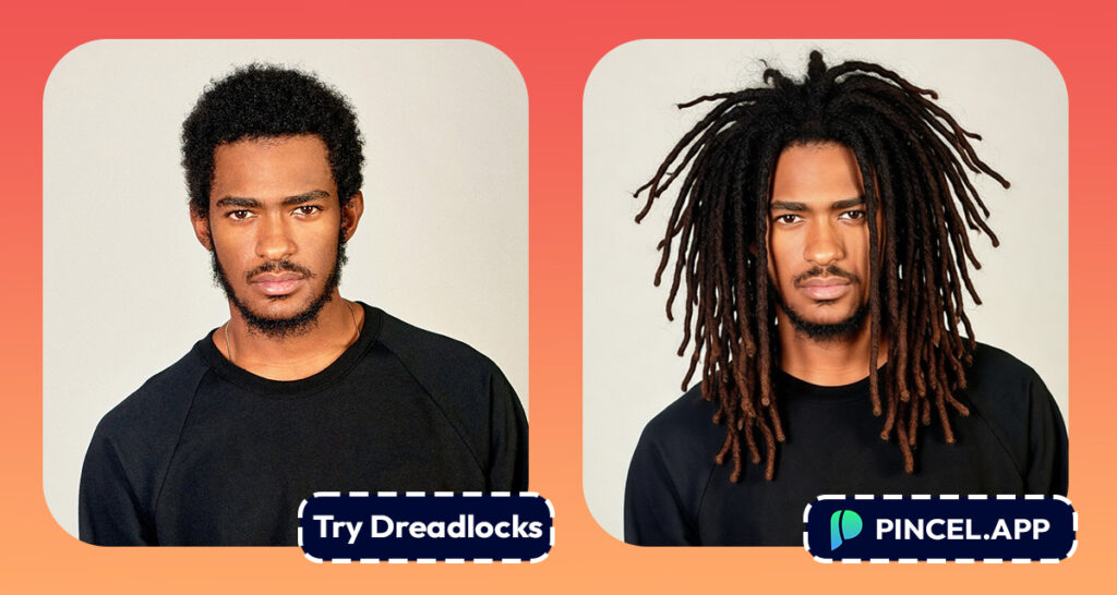 Try Dreadlocks on a Photo Using AI