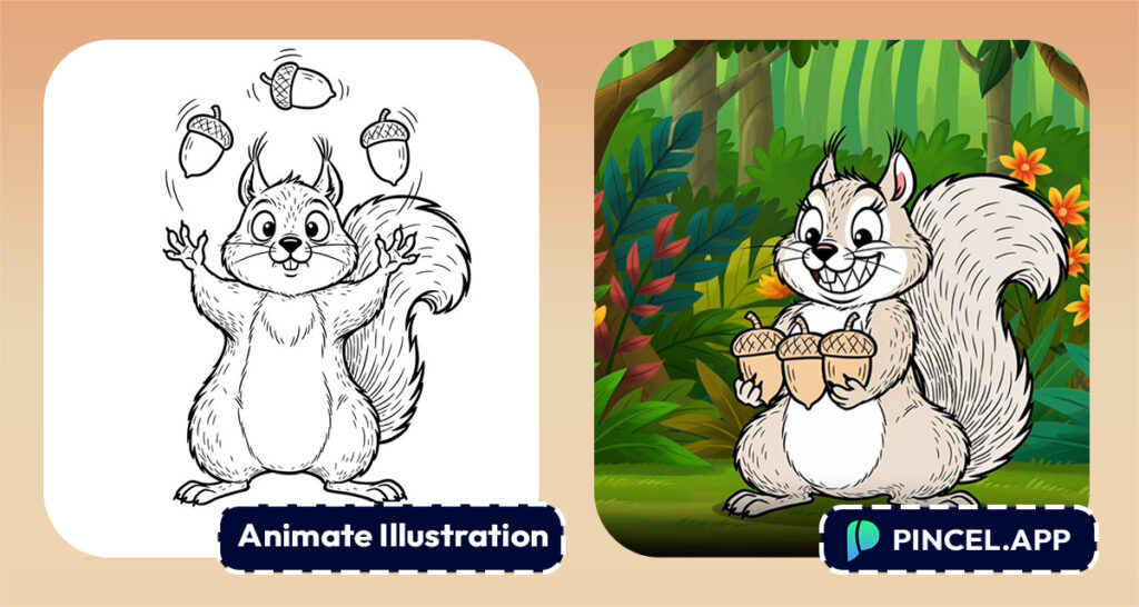 Animate Book Illustrations Using AI