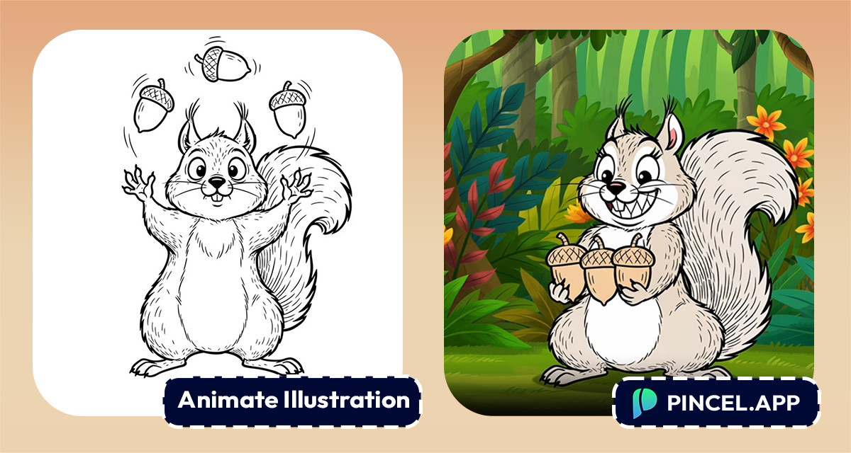 Animate Book Illustrations Using AI