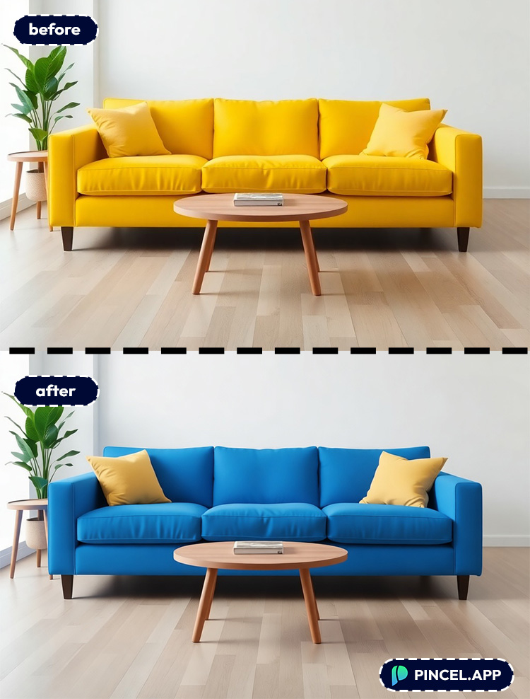 11_before-after-recoloring-image-with-pincel-AI-yellow-sofa