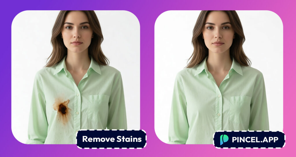 Remove Stains From Photos Using AI