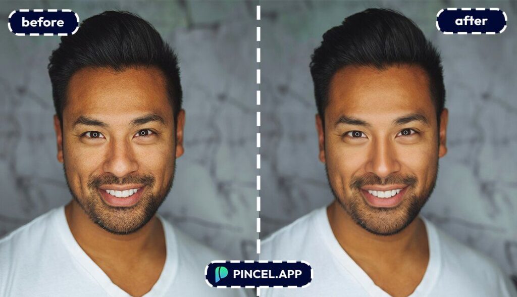 03_before-after-refining-nose-shape-with-pincel-AI-male-model

