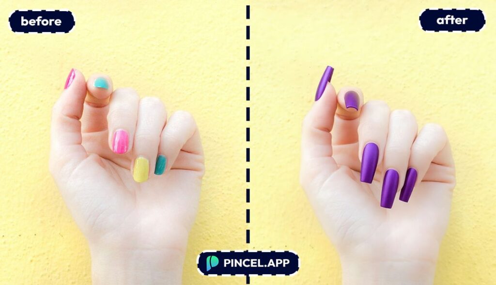05_before-after-extending-nails-with-pincel-AI-womans-nails-yellow-background
