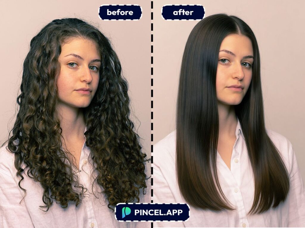 05_before-after-making-hair-straight-with-pincel-AI-girl-with-frizzy-hair
