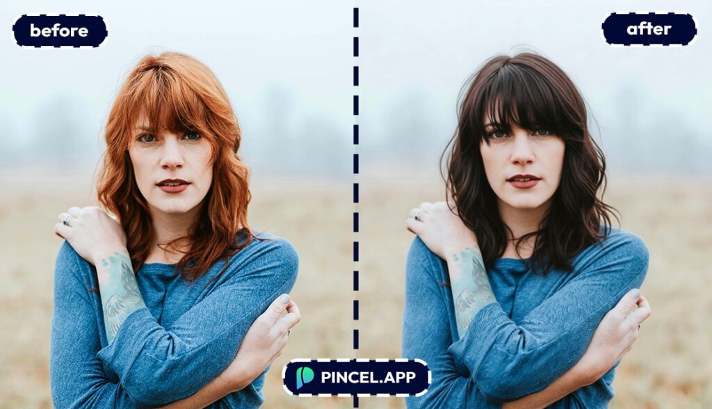 07_before-after-transforming-red-hair-to-black-with-pincel-AI-redhead-woman
