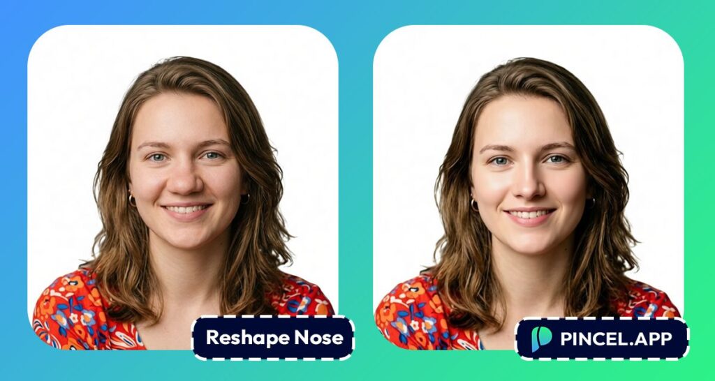 Reshape Your Nose Naturally with AI