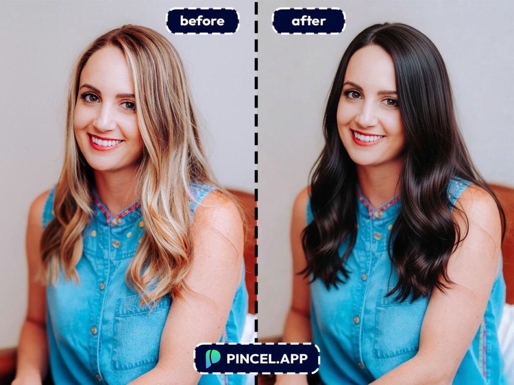 09_before-after-changing-hair-to-black-with-pincel-AI-smiling-woman
