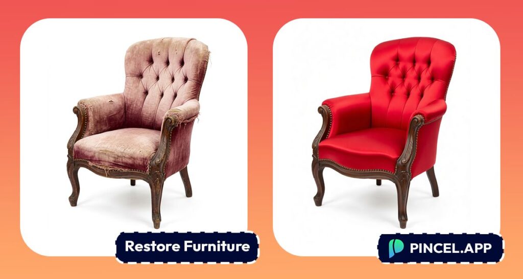 Restore Furniture Photo Using AI