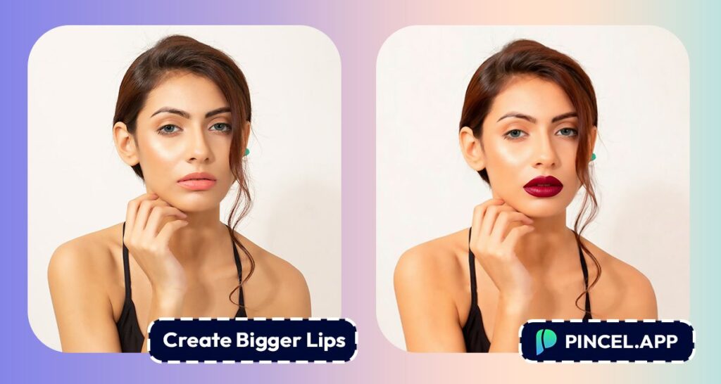 Create Bigger Lips on Photo Using AI
