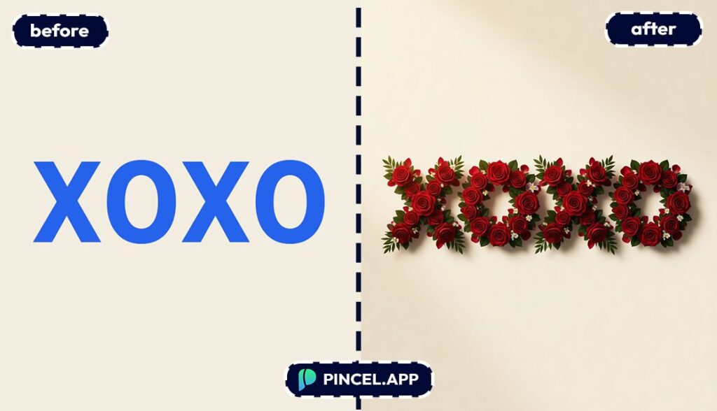 04_before-after-turning-xoxo-into-floral-letters-with-pincel-AI-xoxo-with-roses
