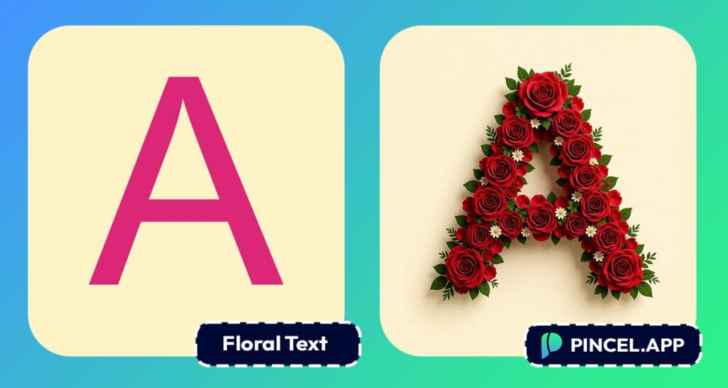 Turn Text Into Flower Letters Online
