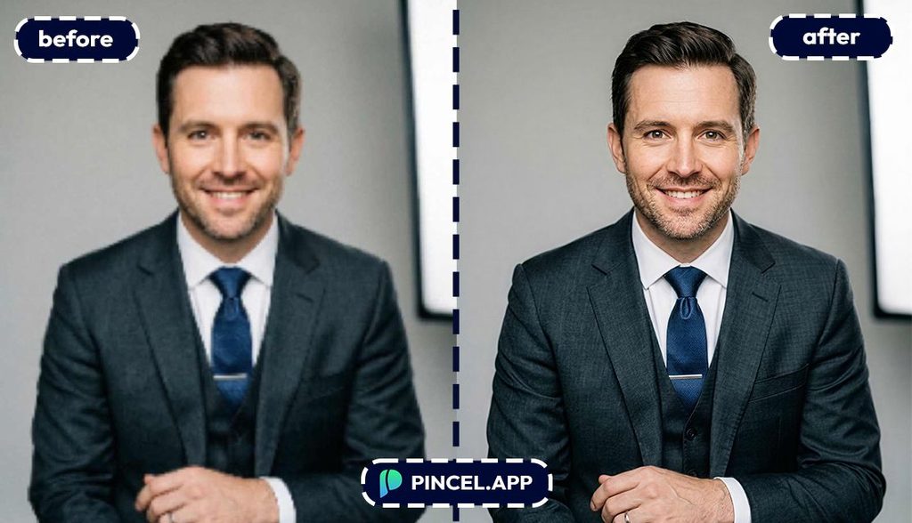 Corporate person with an enhanced high-resolution image.